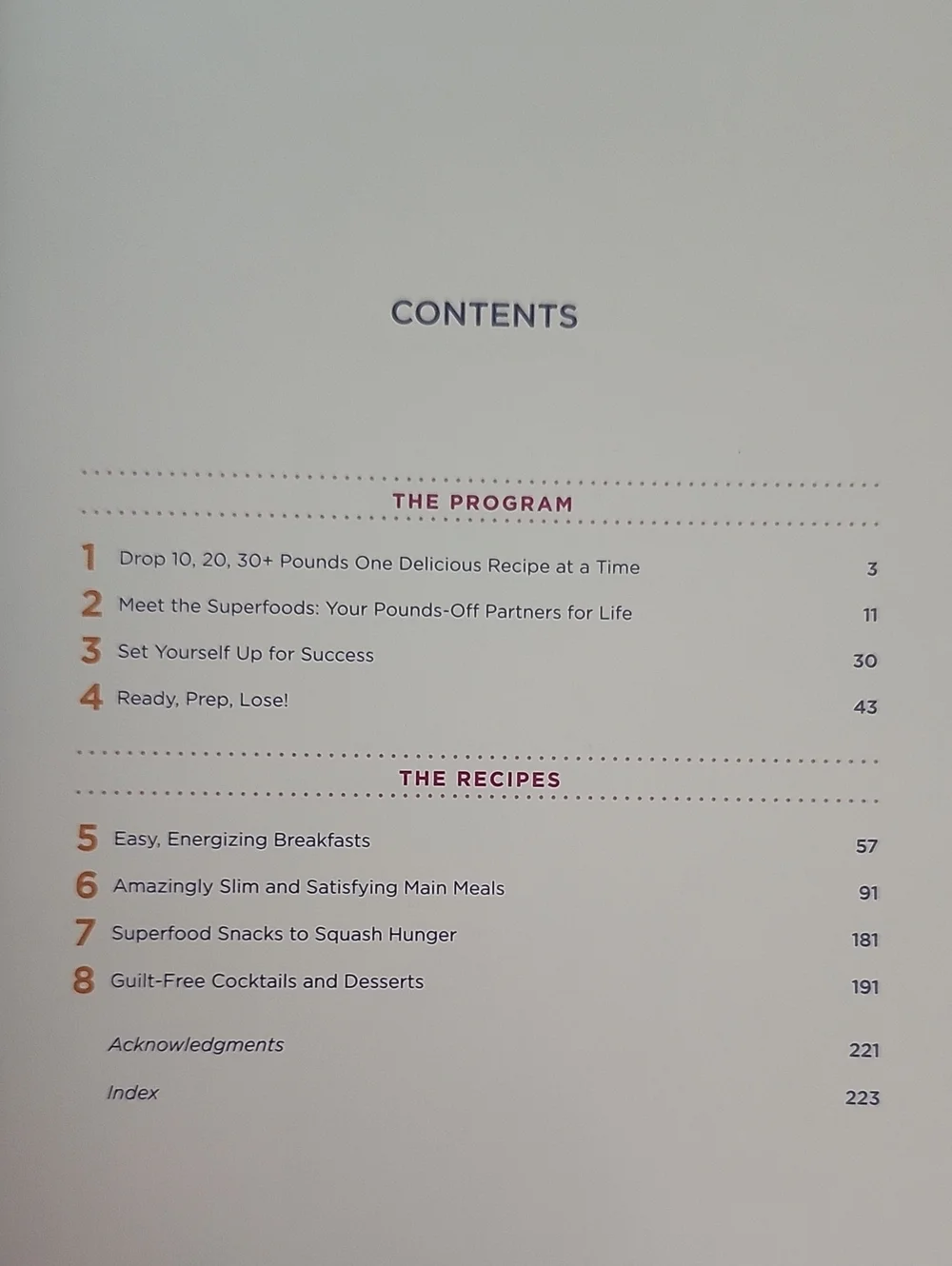 The Drop 10 Diet Cookbook by Lucy Danziger